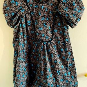 Capped sleeve beaded blouse